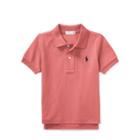 Ralph Lauren Cotton Mesh Polo Shirt Adirondack Berry 9m