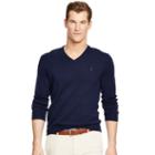 Polo Ralph Lauren Wool V-neck Sweater Hunter Navy