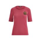 Ralph Lauren Bullion Stretch Cotton Top Rich Cranberry