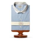 Ralph Lauren Checked Poplin Shirt Rl 123 Navy White