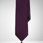 Ralph Lauren Silk Satin Tie Dark Purple