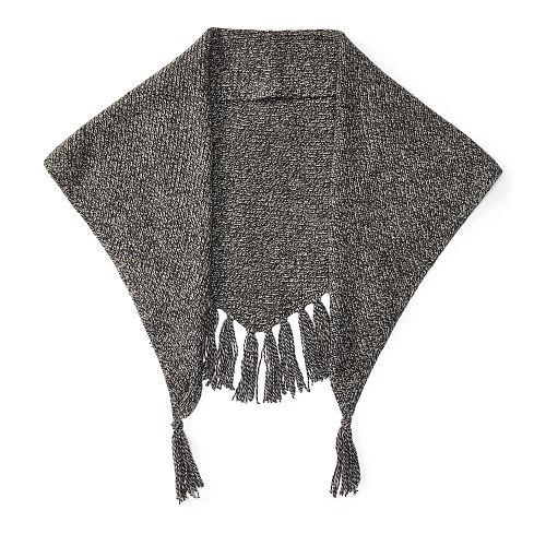 Polo Ralph Lauren Tasseled Ragg Wool-blend Scarf Charcoal Ragg