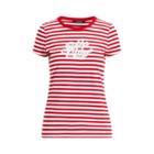 Ralph Lauren Lace-logo T-shirt Soft White/lipstick Red