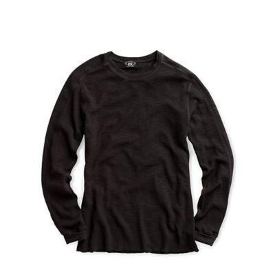 Ralph Lauren Textured Crewneck Faded Black Canvas