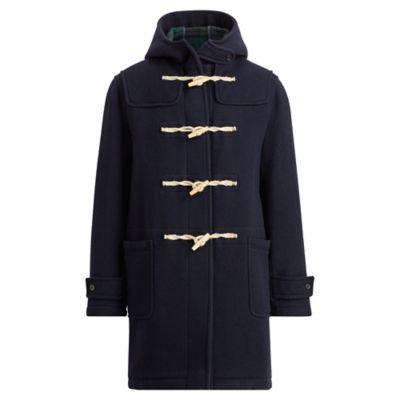 Ralph Lauren Wool Duffel Coat Navy/blackwatch