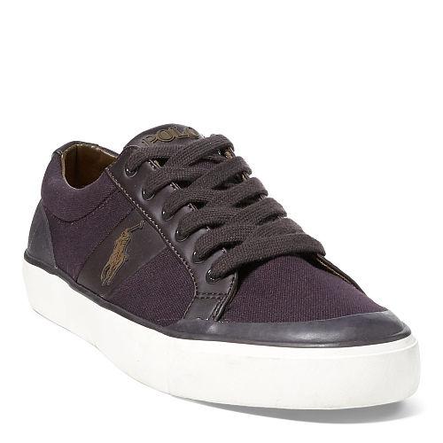 Polo Ralph Lauren Ian Canvas Low-top Sneaker Fall Plum