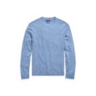 Ralph Lauren Washable Cashmere Sweater Danforth Blue Heather