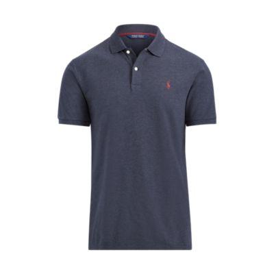 Ralph Lauren Custom Slim Stretch Mesh Polo Winter Navy Heather