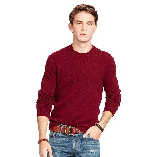 Polo Ralph Lauren Merino Wool-cashmere Sweater Classic Wine