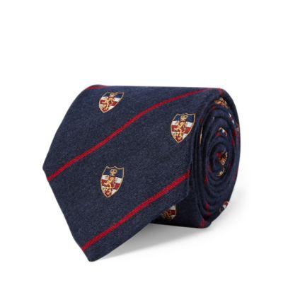 Ralph Lauren Regimental-stripe Club Tie Navy