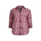 Ralph Lauren Ikat Cotton-silk Voile Shirt Multi