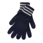 Polo Ralph Lauren Rib-knit Wool-cashmere Gloves Navy/grey