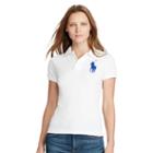 Polo Ralph Lauren Skinny-fit Big Pony Polo Shirt White