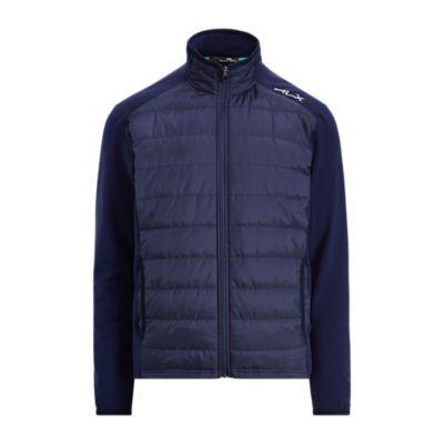 Ralph Lauren Paneled Stretch Wool Jacket French Navy