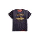 Ralph Lauren Reversible Cotton T-shirt Navy Red