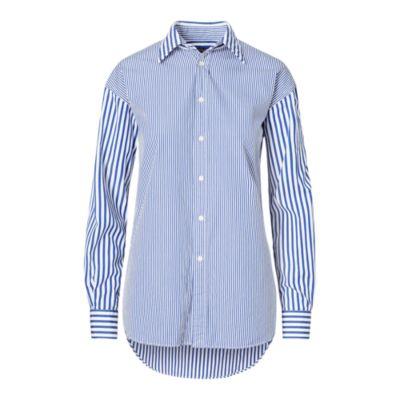Ralph Lauren Striped Cotton Boyfriend Shirt 316 Regatta Fun Shirt