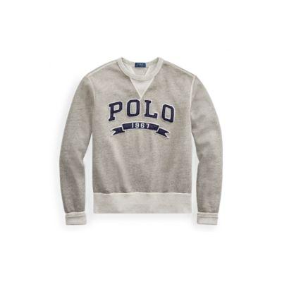 Ralph Lauren Cotton-blend-fleece Sweatshirt Battalion Heather