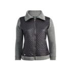 Ralph Lauren Fleece Quilted Zip Jacket Cityscape Grey Heather