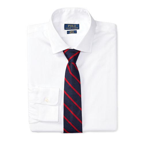 Polo Ralph Lauren Slim-fit Non-iron Oxford Shirt White