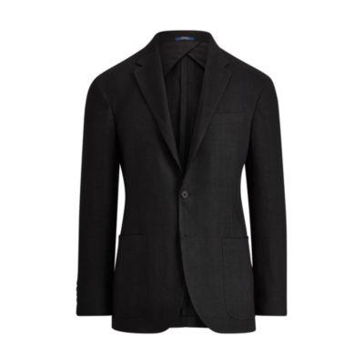 Ralph Lauren Morgan Linen Sport Coat Black