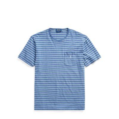 Ralph Lauren Classic Fit Cotton T-shirt Shale Blue/austin Blue 1x Big