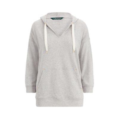 Ralph Lauren Cotton Hoodie Pearl Grey Heather