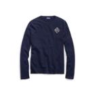 Ralph Lauren Monogram Cashmere Sweater Navy