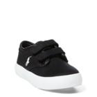 Ralph Lauren Waylon Twill Ez Sneaker Black Herringbone