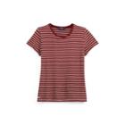 Ralph Lauren Striped Cotton Jersey T-shirt Red