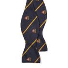 Ralph Lauren Silk Twill Club Bow Tie Navy/gold