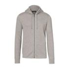 Ralph Lauren Modal-cotton Jacquard Hoodie Collection Grey Heather