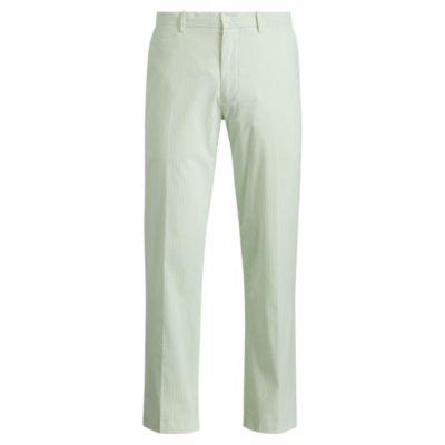 Ralph Lauren Classic Fit Seersucker Pant Flo Ultra Lime/pure White