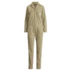 Ralph Lauren Cotton Herringbone Jumpsuit Basic Olive