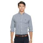 Polo Ralph Lauren Slim-fit Checked Poplin Shirt Green/blue