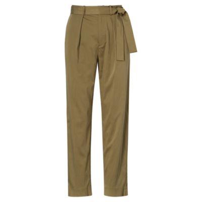 Ralph Lauren Twill High-rise Pant Basic Olive