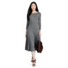 Polo Ralph Lauren Fit-and-flare Jersey Maxidress Fortress Grey Heather