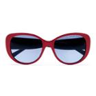 Ralph Lauren Oversized Spectator Sunglasses Red