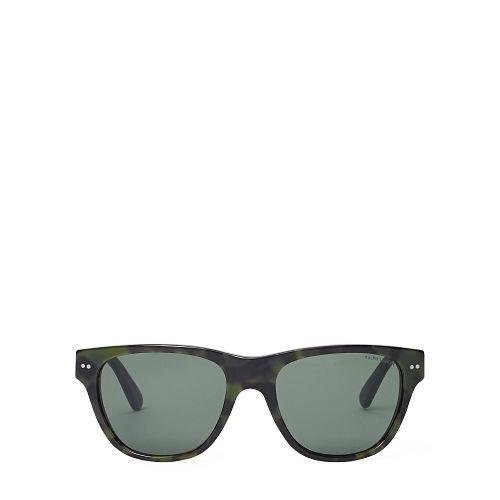 Ralph Lauren Safari Sunglasses Green Havana/grey Green
