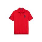 Ralph Lauren Classic Fit Mesh Polo Shirt Martin Red