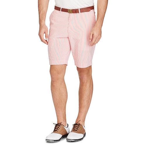 Ralph Lauren Polo Golf Classic-fit Seersucker Short Coral Glow/pure White