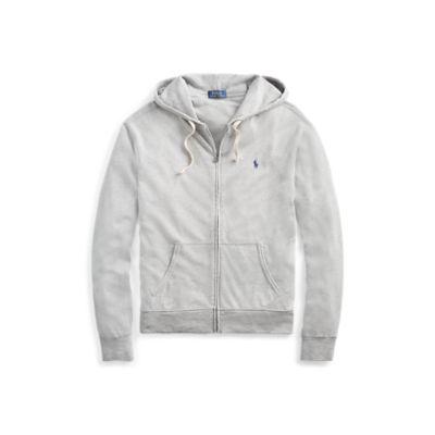 Ralph Lauren Classic Fit Spa Terry Hoodie Spring Heather
