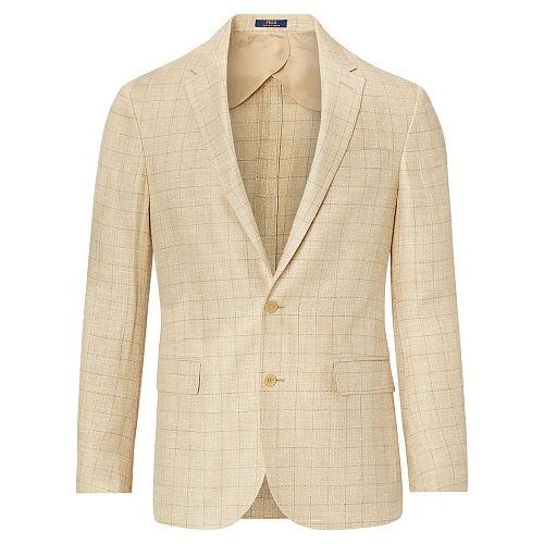 Polo Ralph Lauren Polo Silk-linen Suit Jacket Light Tan