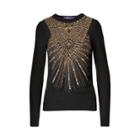 Ralph Lauren Beaded Cashmere Sweater Black