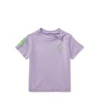 Ralph Lauren Cotton Jersey Crewneck T-shirt Powder Purple 9m