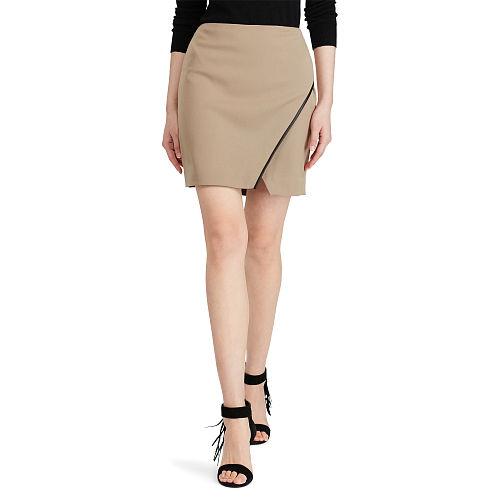Polo Ralph Lauren Virgin Wool Miniskirt New Camel