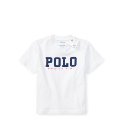 Ralph Lauren Short-sleeve Graphic Tee White 6m