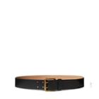 Ralph Lauren Double-prong Vachetta Belt Black