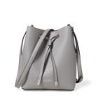 Ralph Lauren Debby Ii Drawstring Bag Light Grey/palomino