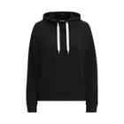 Ralph Lauren Cropped Logo Hoodie Polo Black