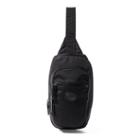 Polo Ralph Lauren Leather-trimmed Sling Bag Black